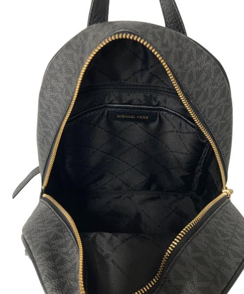 MICHAEL KORS（マイケル・コース）MICHAEL KORS (マイケルコース) ABBEY BACKPACK ブラック×グレーの古着・服飾アイテム