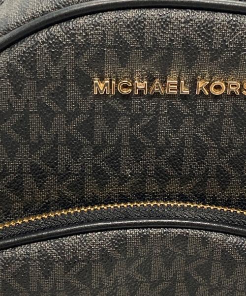 MICHAEL KORS（マイケル・コース）MICHAEL KORS (マイケルコース) ABBEY BACKPACK ブラック×グレーの古着・服飾アイテム