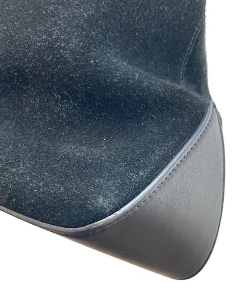 LOEWE（ロエベ）LOEWE (ロエベ) 2WAY スエードショルダーバッグ ブラックの古着・服飾アイテム