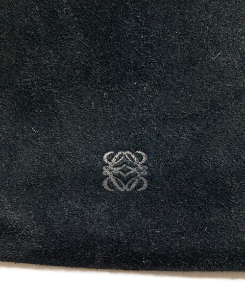 LOEWE（ロエベ）LOEWE (ロエベ) 2WAY スエードショルダーバッグ ブラックの古着・服飾アイテム