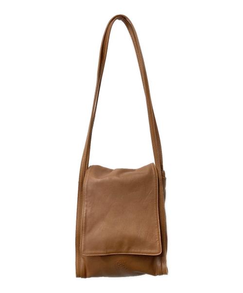 LOEWE（ロエベ）LOEWE (ロエベ) アナグラム ワンショルダートートバッグ ブラウンの古着・服飾アイテム