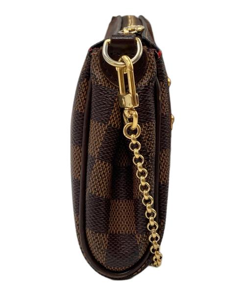 LOUIS VUITTON（ルイ ヴィトン）LOUIS VUITTON (ルイ ヴィトン) ダミエ エヴァ チェーンワンショルダーバッグ ブラウンの古着・服飾アイテム