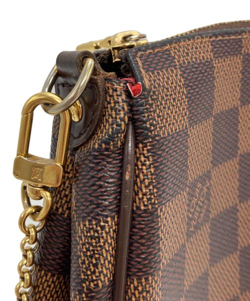 LOUIS VUITTON（ルイ ヴィトン）LOUIS VUITTON (ルイ ヴィトン) ダミエ エヴァ チェーンワンショルダーバッグ ブラウンの古着・服飾アイテム