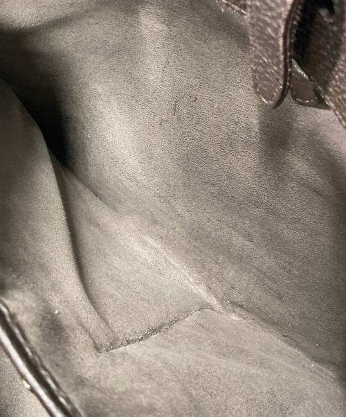 PELLE MORBIDA（ペッレモルビダ）PELLE MORBIDA (ペッレモルビダ) 2WAYフラップトートバッグ 日本製 ブラック×ブラウンの古着・服飾アイテム