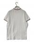 MONCLER (モンクレール) ポロシャツ ホワイト サイズ:SIZE L：6000円