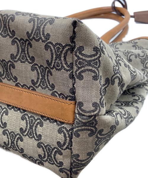 CELINE（セリーヌ）CELINE (セリーヌ) マカダムキャンバストートバッグ ブラウンの古着・服飾アイテム