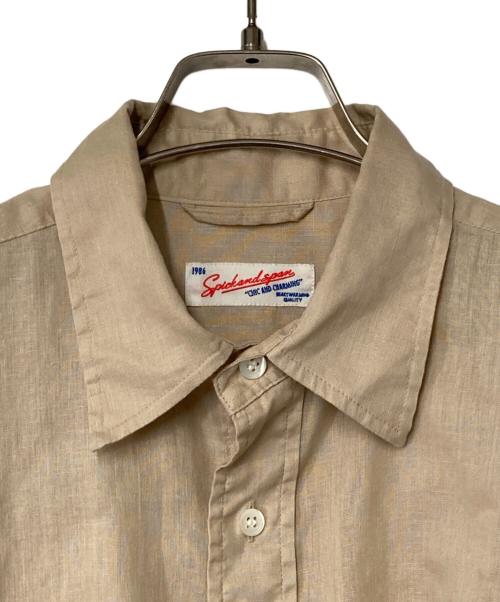 Spick and Span（スピック＆スパン）Spick and Span (スピックアンドスパン) コットンリネンルーズシャツ 24050200307210 ベージュ サイズ:-の古着・服飾アイテム