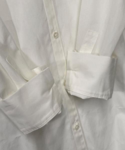 theory（セオリー）theory (セオリー) バンドカラーシャツ チュニックシャツ 01-0408206 ホワイト サイズ:Sの古着・服飾アイテム