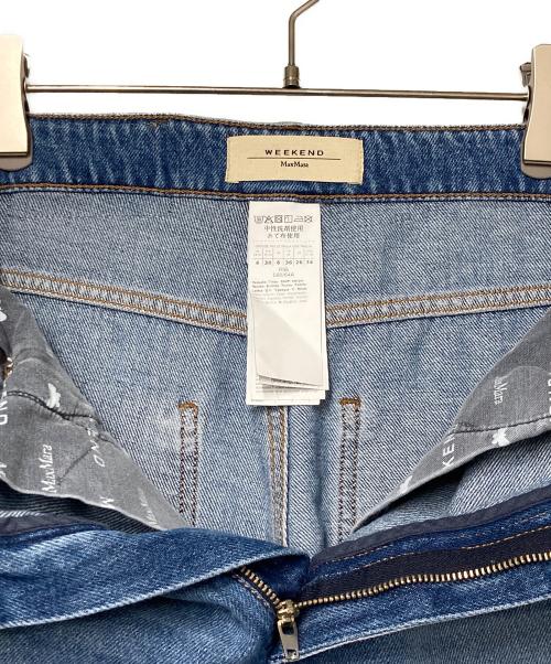 WEEKEND Max Mara（ウィークエンド マックスマーラ）Weekend Max Mara (ウィークエンド マックスマーラ) Cotton denim barrel-leg jeans コットンデニムバレルレッグジーンズ 25151810816 インディゴ サイズ:38の古着・服飾アイテム