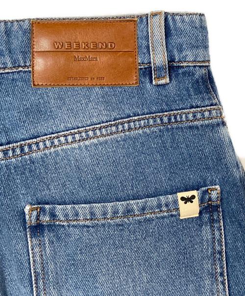 WEEKEND Max Mara（ウィークエンド マックスマーラ）Weekend Max Mara (ウィークエンド マックスマーラ) Cotton denim barrel-leg jeans コットンデニムバレルレッグジーンズ 25151810816 インディゴ サイズ:38の古着・服飾アイテム