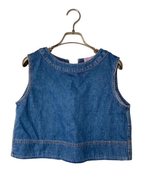WEEKEND Max Mara（ウィークエンド マックスマーラ）Weekend Max Mara (ウィークエンド マックスマーラ) ノースリーブデニムトップ 25151610166 ブルー サイズ:40の古着・服飾アイテム