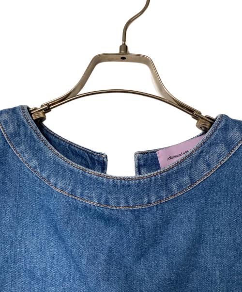 WEEKEND Max Mara（ウィークエンド マックスマーラ）Weekend Max Mara (ウィークエンド マックスマーラ) ノースリーブデニムトップ 25151610166 ブルー サイズ:40の古着・服飾アイテム