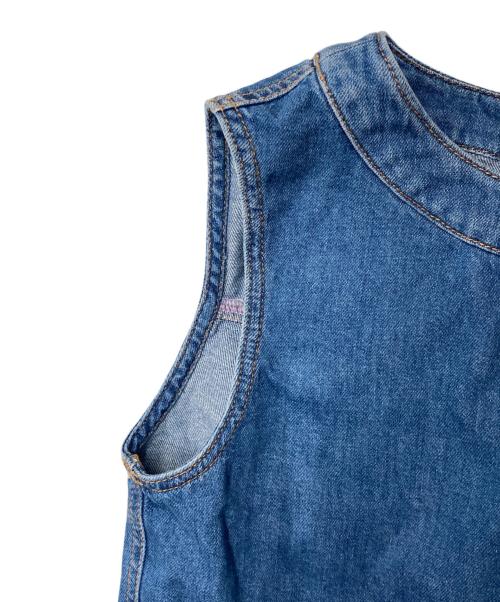 WEEKEND Max Mara（ウィークエンド マックスマーラ）Weekend Max Mara (ウィークエンド マックスマーラ) ノースリーブデニムトップ 25151610166 ブルー サイズ:40の古着・服飾アイテム