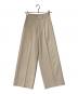 Loungedress（ラウンジドレス）の古着「ワイドパンツ LDZ1032202A0001」｜ベージュ