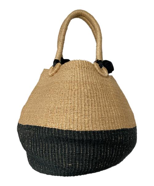 BEAMS BOY（ビームスボーイ）BEAMS BOY (ビームスボーイ) DISNEY (ディズニー) カゴハンドバッグ ベージュ×ブラックの古着・服飾アイテム