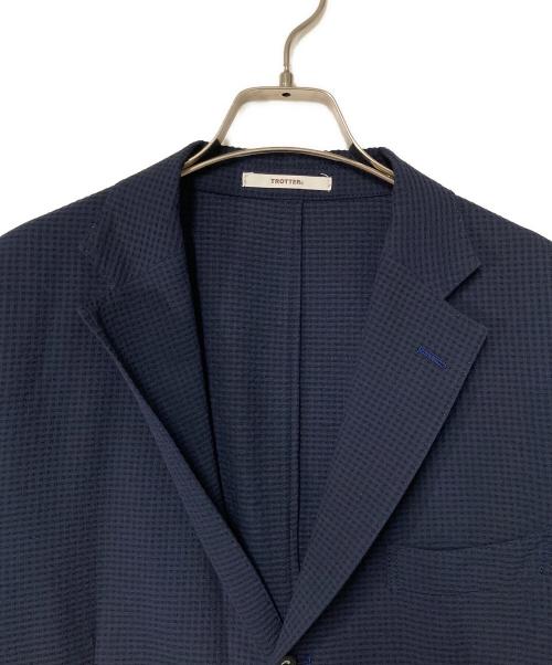 MACKINTOSH PHILOSOPHY（マッキントッシュ フィロソフィー）MACKINTOSH PHILOSOPHY (マッキントッシュ フィロソフィー) シアーサッカージャケット ネイビー サイズ:40Rの古着・服飾アイテム