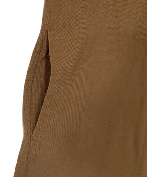 BALLSEY（ボールジィ）BALLSEY (ボールジィ) ハードドライカノコ アメリカンスリーブワンピース ブラウン サイズ:36の古着・服飾アイテム