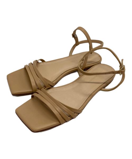 FABIO RUSCONI（ファビオルスコーニ）FABIO RUSCONI (ファビオルスコーニ) ストラップサンダル ベージュ サイズ:37の古着・服飾アイテム