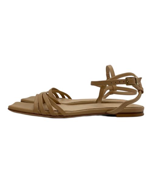 FABIO RUSCONI（ファビオルスコーニ）FABIO RUSCONI (ファビオルスコーニ) ストラップサンダル ベージュ サイズ:37の古着・服飾アイテム