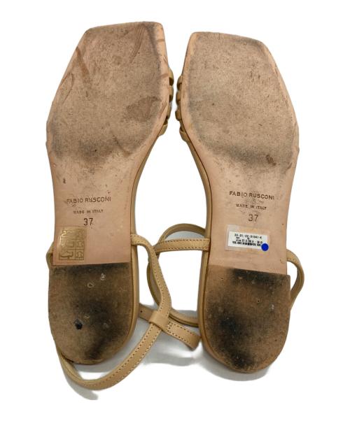 FABIO RUSCONI（ファビオルスコーニ）FABIO RUSCONI (ファビオルスコーニ) ストラップサンダル ベージュ サイズ:37の古着・服飾アイテム