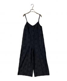 TOMORROW LAND collection（トゥモローランドコレクション）の古着「サンフラワージャカード サロペット」｜ネイビー