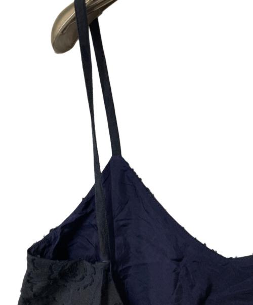 TOMORROW LAND collection（トゥモローランドコレクション）TOMORROW LAND collection (トゥモローランドコレクション) サンフラワージャカード サロペット ネイビー サイズ:36の古着・服飾アイテム