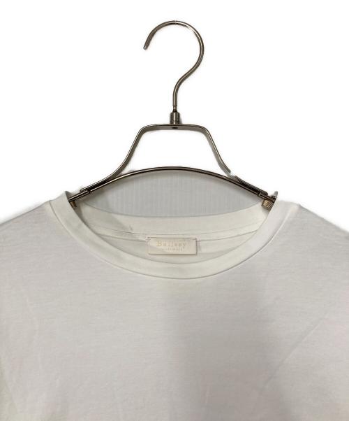 BALLSEY（ボールジィ）BALLSEY (ボールジィ) スーピマコットンモクロディ タックスリーブプルオーバー ホワイト サイズ:Sの古着・服飾アイテム
