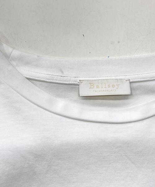 BALLSEY（ボールジィ）BALLSEY (ボールジィ) スーピマコットンモクロディ タックスリーブプルオーバー ホワイト サイズ:Sの古着・服飾アイテム