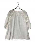 ANAYIアナイ）の古着「レースブラウス」｜ホワイト