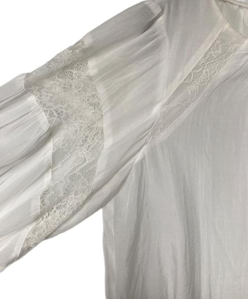 ANAYI（アナイ）ANAYI (アナイ) レースブラウス ホワイト サイズ:38の古着・服飾アイテム