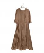 自由区ジユウク）の古着「サテンワンピース」｜ブラウン