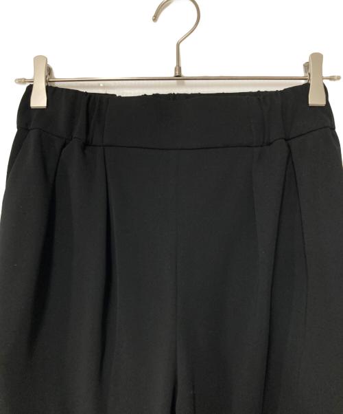 THREE DOTS（スリードッツ）THREE DOTS (スリードッツ) matte stretch ponte 2tuck pant ブラック サイズ:XSの古着・服飾アイテム