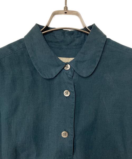 MARGARET HOWELL（マーガレットハウエル）MARGARET HOWELL (マーガレットハウエル) リネンプルオーバーシャツ グリーン サイズ:1の古着・服飾アイテム