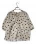 BALLSEY (ボールジィ) ドットプリント パフスリーブブラウス 日本製 ベージュ サイズ:36：5000円