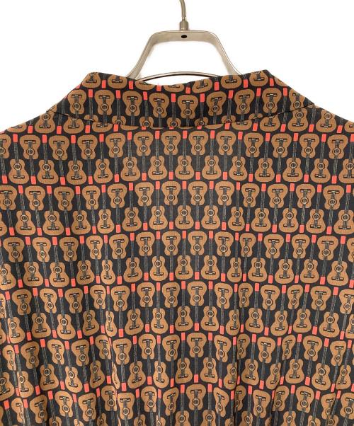 Diagram（ダイアグラム）Diagram (ダイアグラム) ギタープリントワンピース ブラウン×ブラック サイズ:36の古着・服飾アイテム