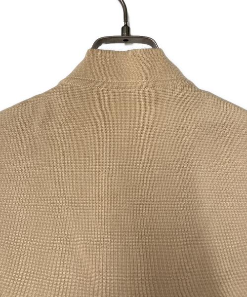 Salvatore Ferragamo（サルヴァトーレ フェラガモ）Salvatore Ferragamo (サルヴァトーレ フェラガモ) コットンニットジャケット イタリア製 ベージュ サイズ:Mの古着・服飾アイテム