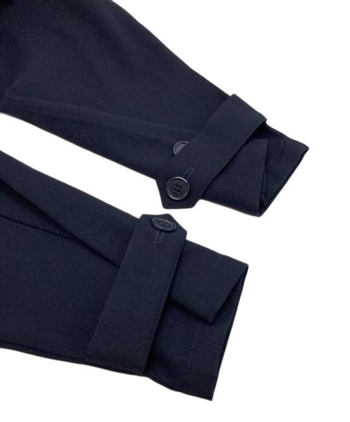 KEYUCA（ケユカ）KEYUCA (ケユカ) ノーカラーコート 撥水コート ネイビー サイズ:FREEの古着・服飾アイテム