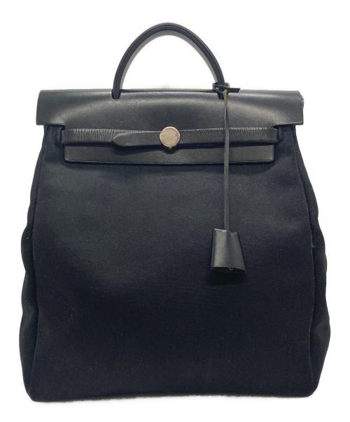 HERMES（エルメス）HERMES (エルメス) 00's エールバッグアドPM フランス製 ブラックの古着・服飾アイテム