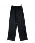BALENCIAGA (バレンシアガ) ウエストロゴ ストライプワイドパンツ イタリア製 ブラック サイズ:36：20000円
