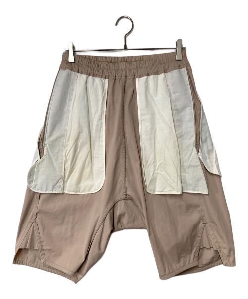 RICK OWENS（リックオウエンス）RICK OWENS (リックオウエンス) Basket swinger shorts  ベージュ サイズ:46の古着・服飾アイテム