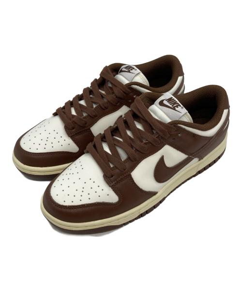 NIKE（ナイキ）NIKE (ナイキ) W DUNK LOW SAIL/CACAO WOW-COCONUT MILK ブラウン×ホワイト サイズ:US8/UK5.5/25cmの古着・服飾アイテム