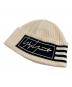 中古・古着 Y-3 (ワイスリー) BEANIE 3S アイボリー×ブラック：4500円