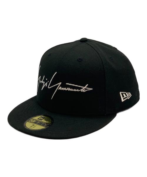 Yohji Yamamoto pour homme（ヨウジヤマモト プールオム）Yohji Yamamoto pour homme (ヨウジヤマモト プールオム) New Era (ニューエラ) 59FIFTY ロゴキャップ ブラック サイズ:71/2の古着・服飾アイテム