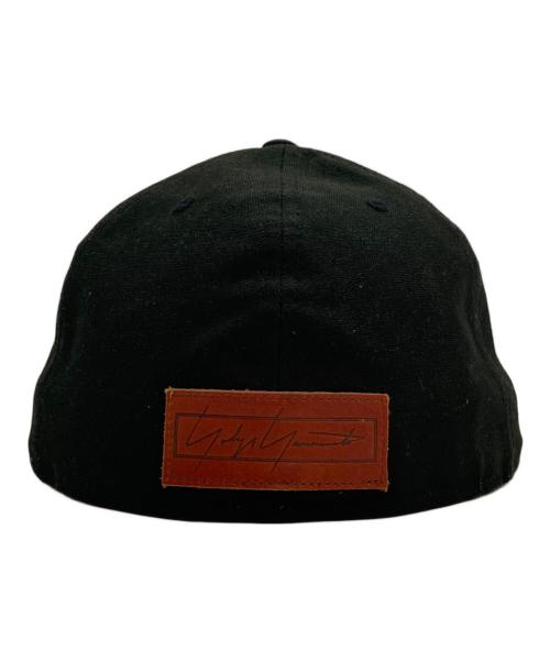 Yohji Yamamoto pour homme（ヨウジヤマモト プールオム）Yohji Yamamoto pour homme (ヨウジヤマモト プールオム) New Era (ニューエラ) 59FIFTY ロゴキャップ ブラック サイズ:71/2の古着・服飾アイテム