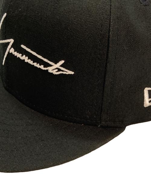 Yohji Yamamoto pour homme（ヨウジヤマモト プールオム）Yohji Yamamoto pour homme (ヨウジヤマモト プールオム) New Era (ニューエラ) 59FIFTY ロゴキャップ ブラック サイズ:71/2の古着・服飾アイテム