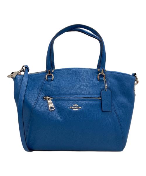 COACH（コーチ）COACH (コーチ) プレーリー サッチェルショルダーバッグ 58874 ブルーの古着・服飾アイテム