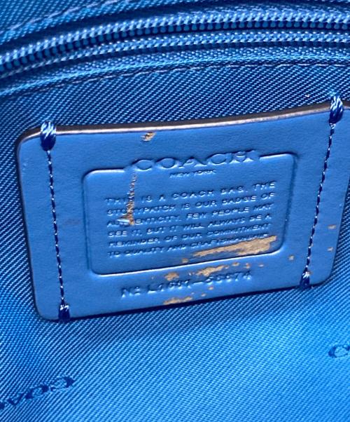 COACH（コーチ）COACH (コーチ) プレーリー サッチェルショルダーバッグ 58874 ブルーの古着・服飾アイテム