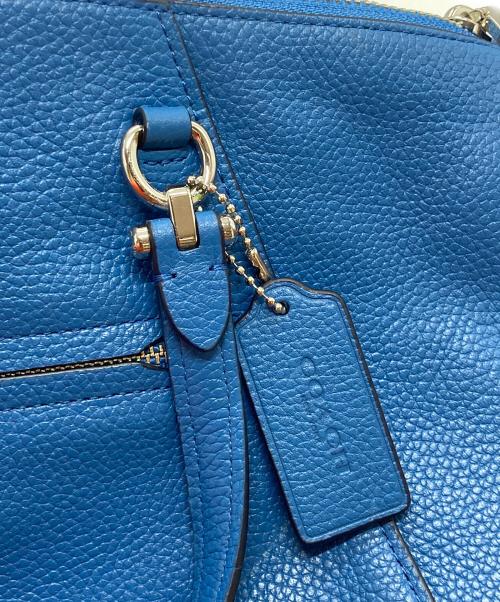 COACH（コーチ）COACH (コーチ) プレーリー サッチェルショルダーバッグ 58874 ブルーの古着・服飾アイテム