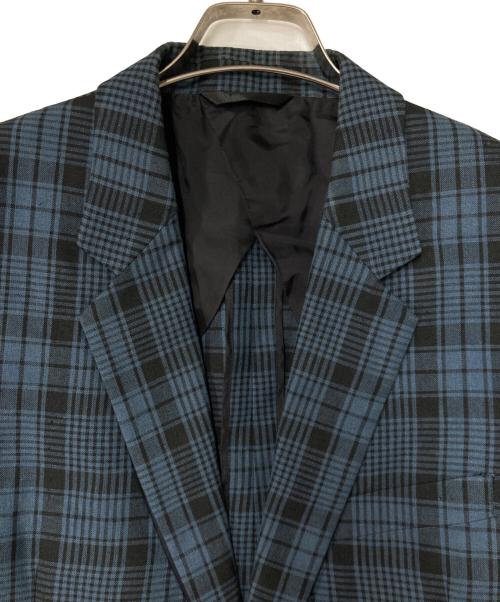 PAUL SMITH（ポールスミス）PAUL SMITH (ポールスミス) チェックテーラードジャケット PM-SL-74064 ネイビー×ブラック サイズ:Lの古着・服飾アイテム