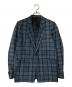 PAUL SMITH（ポールスミス）の古着「チェックテーラードジャケット PM-SL-74064」｜ネイビー×ブラック